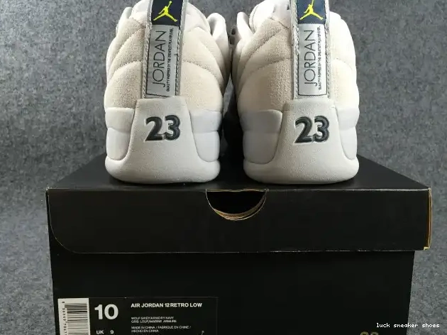 Reps LUCY Low 308317-002 12 Grey Jordan Suede Air 0520